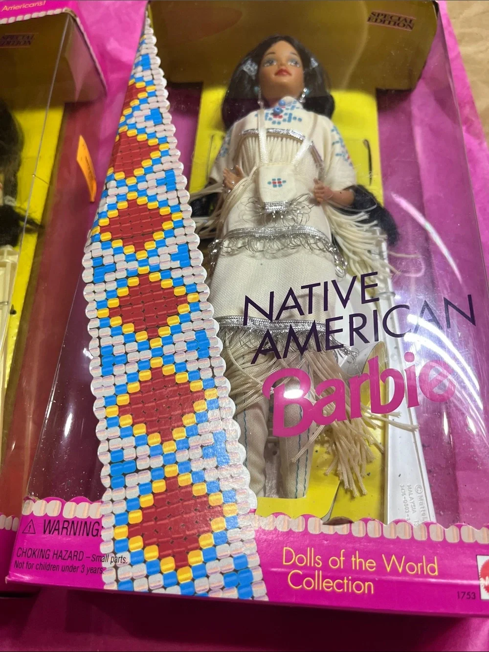 1992 Special Edition Native American Barbie Dolls of the World Collection NRFB